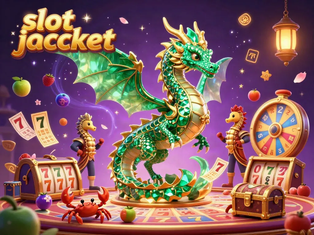 Engaging scene illustrating slot jackpot gameplay with vibrant characters in a dynamic casino environment.