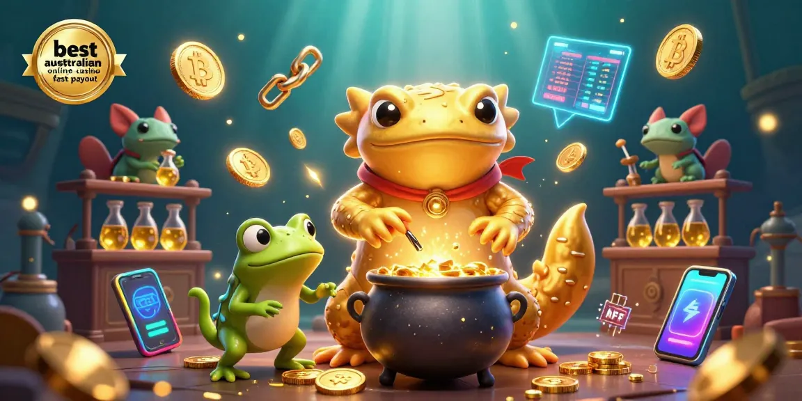 Experience the thrill of the best australian online casino fast payout with vibrant gaming elements in action.
